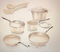 GS Hammered Nonstick 10-Piece Ceramic Kitchen Cookware Set